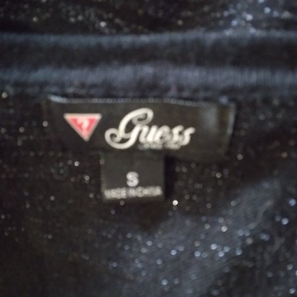 V Neck Metallic Tunic Sweater - Picture 4 of 4